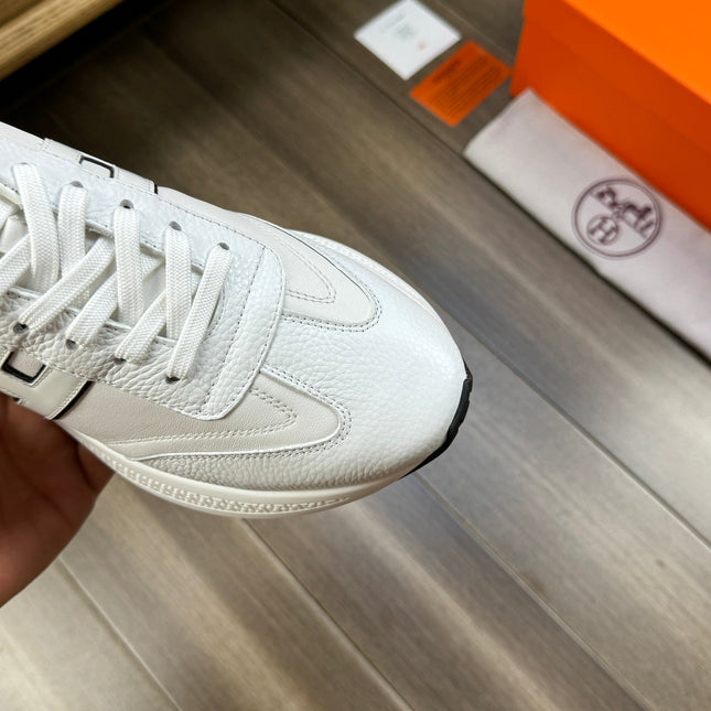 HM TRAIL SNEAKER WHITE CALFSKIN