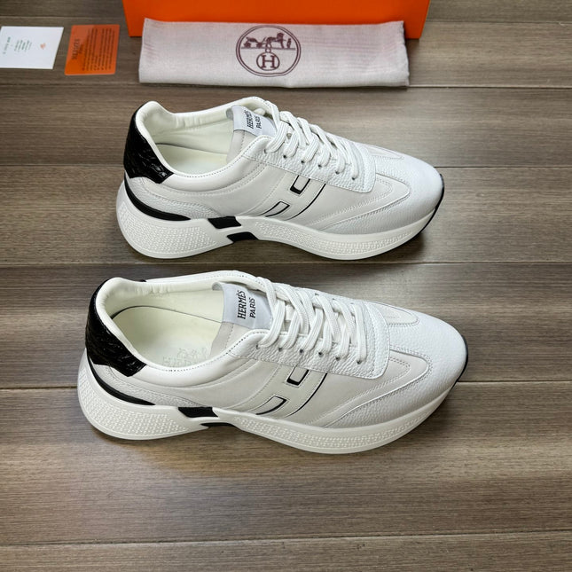 HM TRAIL SNEAKER WHITE CALFSKIN