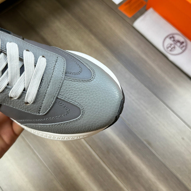 HM TRAIL SNEAKER GRAY CALFSKIN
