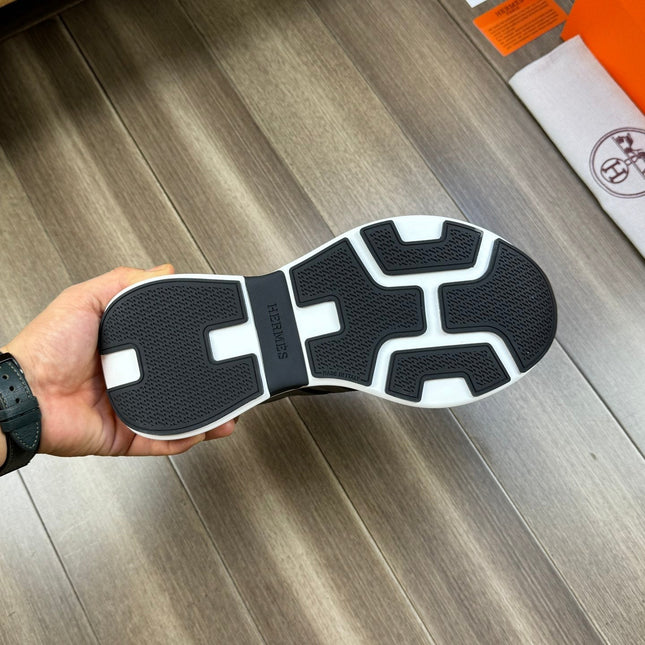 HM TRAIL SNEAKER GRAY CALFSKIN