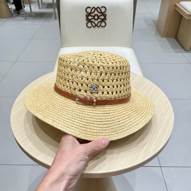 STRAW HAT OPEN WEAVE NATURAL 674078