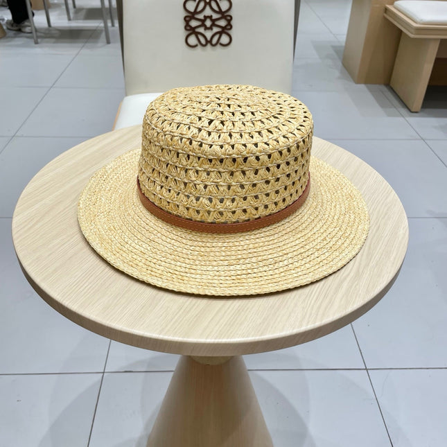 STRAW HAT OPEN WEAVE NATURAL 674078