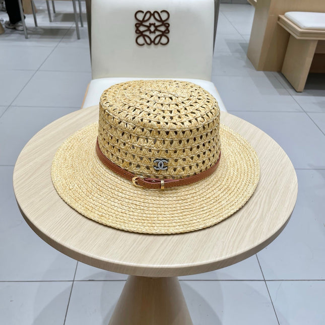STRAW HAT OPEN WEAVE NATURAL 674078