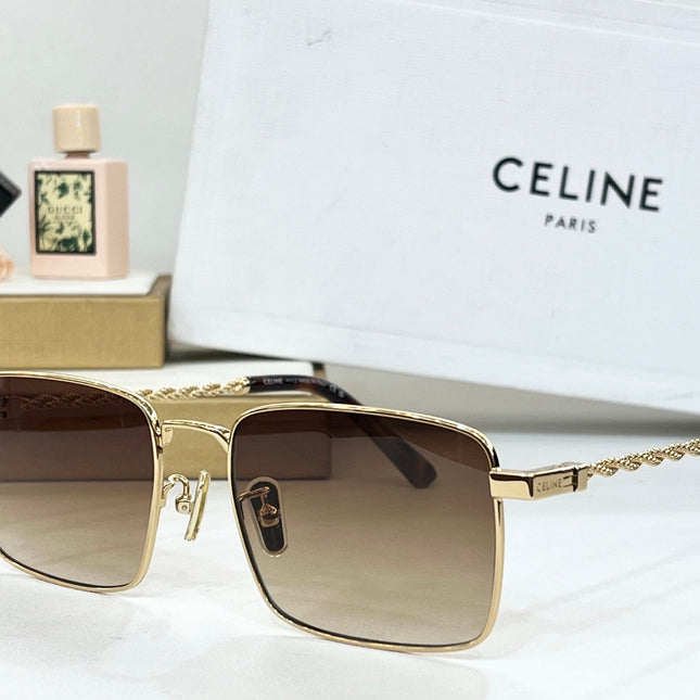 TRIOMPHE SUNGLASSES CL40522 IN METAL CHAIN LINK
