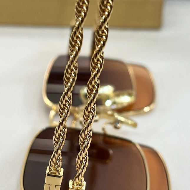 TRIOMPHE SUNGLASSES CL40522 IN METAL CHAIN LINK