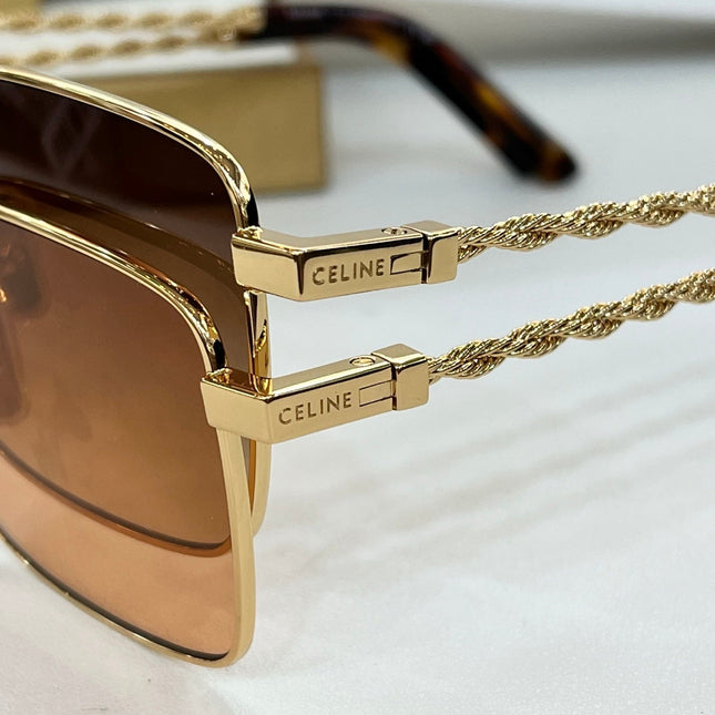 TRIOMPHE SUNGLASSES CL40522 IN METAL CHAIN LINK