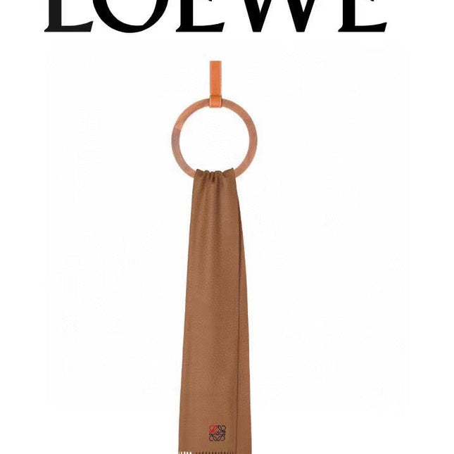 SCARF 180 CM IN CAMEL BEIGE CASHMERE 353156