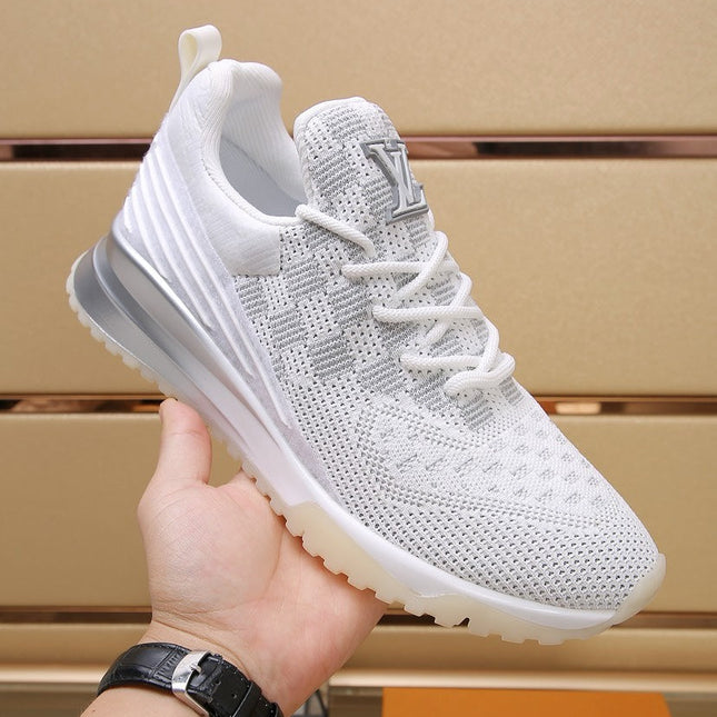 SNEAKERS IN WHITE MESH BREATHABLE AND RUBBER