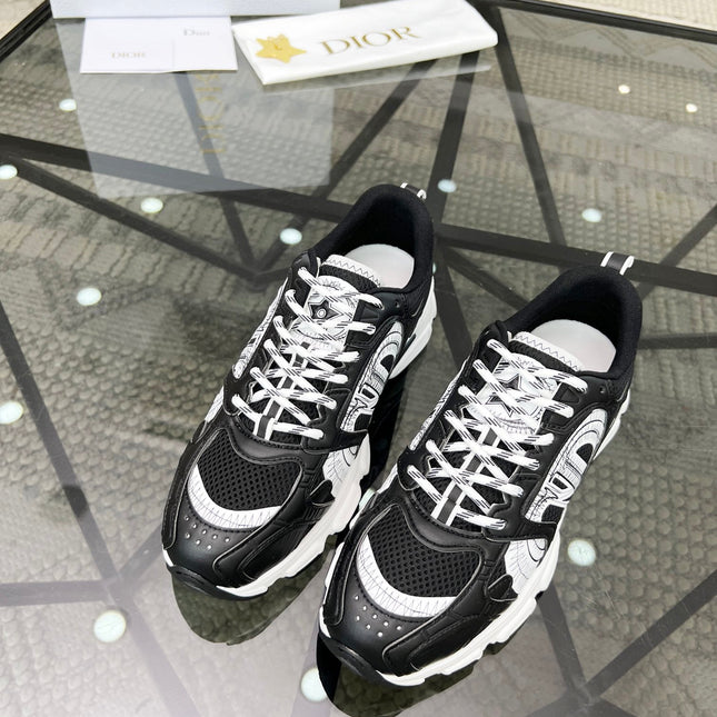 CD CHRONO SNEAKER BLACK MESH FABRIC