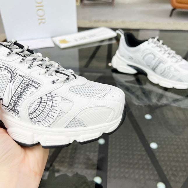CD CHRONO SNEAKER WHITE MESH FABRIC