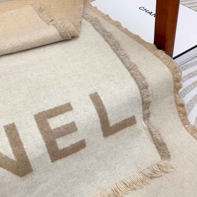 CASHMERE GRADIENT SCARF 200 CM CAMEL BEIGE 402091