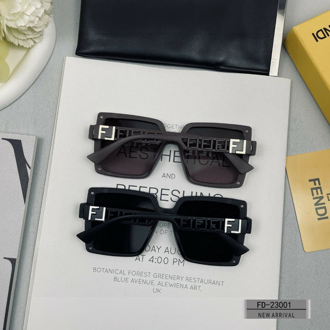 OVERSIZED FF DIAMONDS SQUARE FRAME SUNGLASSES 23001 IN ACETATE