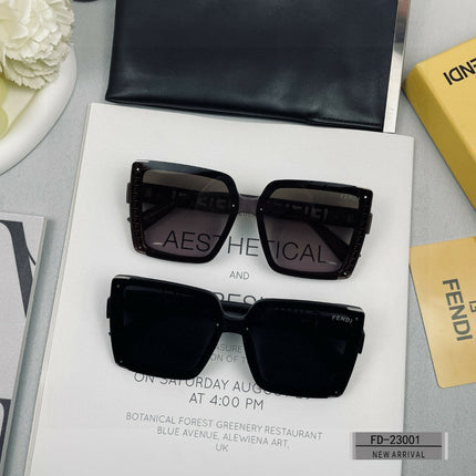 OVERSIZED FF DIAMONDS SQUARE FRAME SUNGLASSES 23001 IN ACETATE