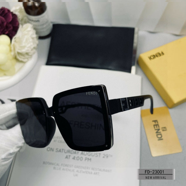 OVERSIZED FF DIAMONDS SQUARE FRAME SUNGLASSES 23001 IN ACETATE