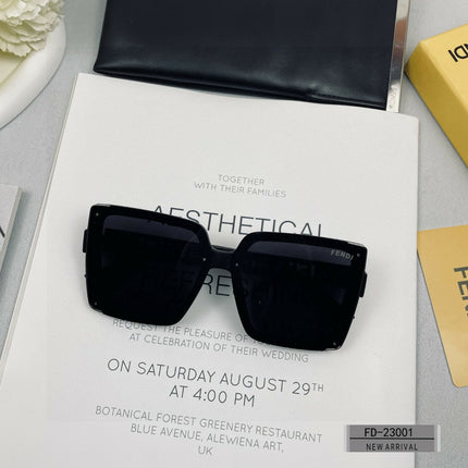 OVERSIZED FF DIAMONDS SQUARE FRAME SUNGLASSES 23001 IN ACETATE