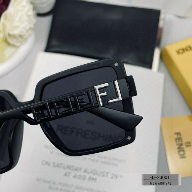 OVERSIZED FF DIAMONDS SQUARE FRAME SUNGLASSES 23001 IN ACETATE