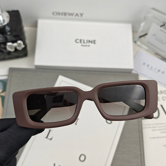 TRIOMPHE BOLD SQUARE SUNGLASSES 55148 IN ACETATE