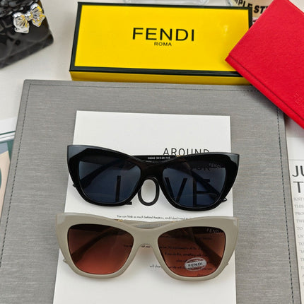 DIAGONAL CAT-EYE FRAME SUNGLASSES 58002 IN ACETATE