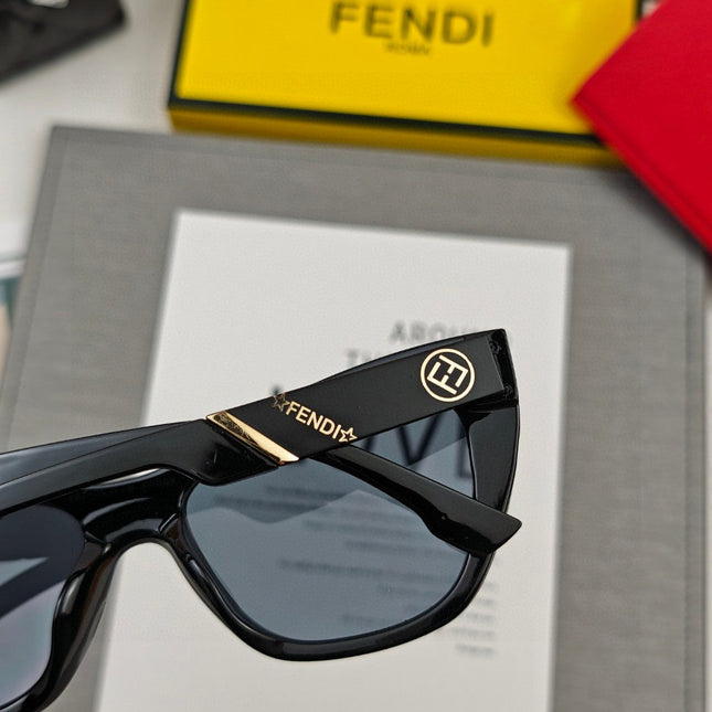 DIAGONAL CAT-EYE FRAME SUNGLASSES 58002 IN ACETATE