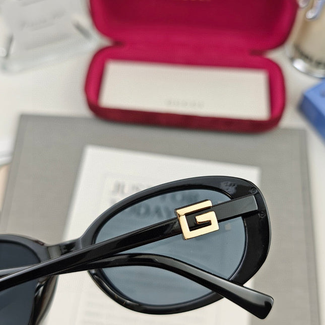 OVAL FRAME SUNGLASSES 58053 IN ACETATE