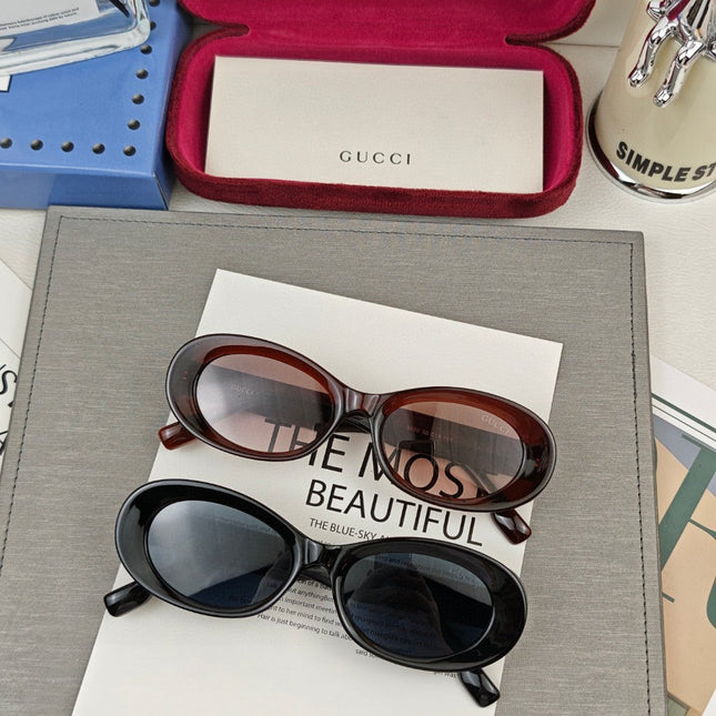 OVAL FRAME SUNGLASSES 59886 IN ACETATE