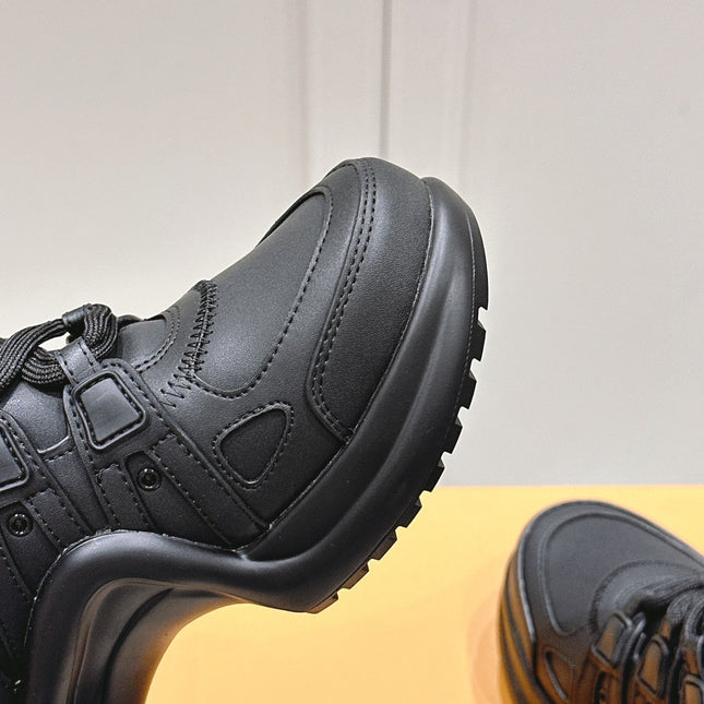 LV BARRACUDA SNEAKER IN BLACK CALFSKIN