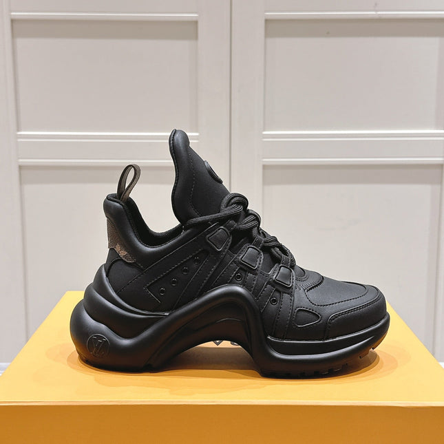 LV BARRACUDA SNEAKER IN BLACK CALFSKIN