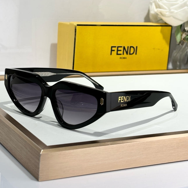 ROMA CAT-EYE FRAME SUNGLASSES FE40163U IN ACETATE