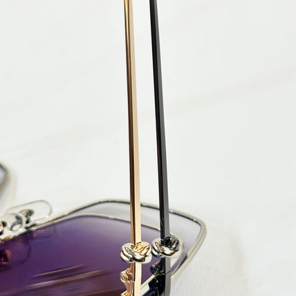 C DE OVERSIZED SQUARE FRAME SUNGLASSES CT0361 IN METAL