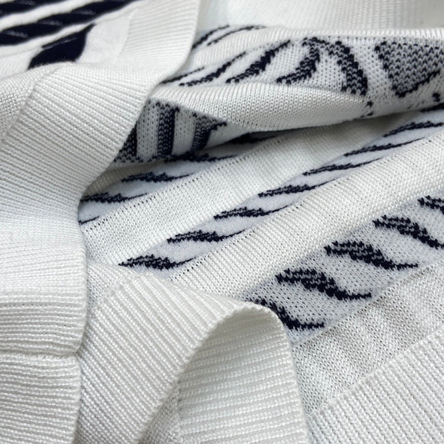 LV STRIPED SWEATER 25S IN TENCEL  266038