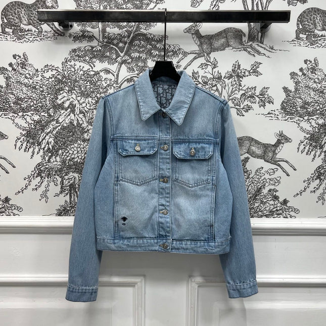 LONG SLEEVE DENIM JACQUARD SLATE BLUE 266728