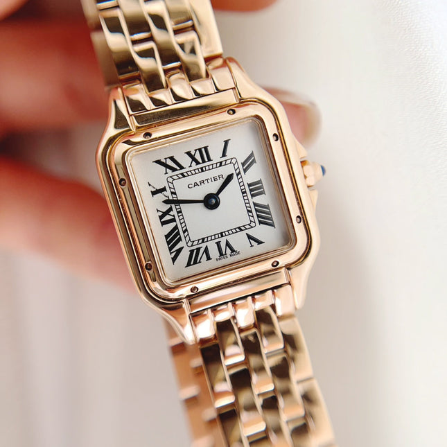 PANTHÈRE DE CARTIER WATCH ROSE GOLD CASE