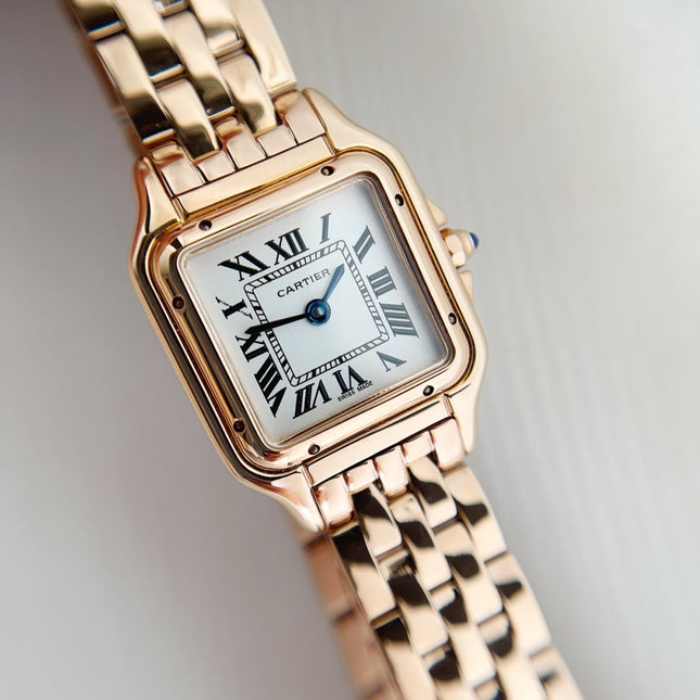 PANTHÈRE DE CARTIER WATCH ROSE GOLD CASE
