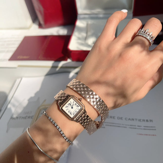 PANTHÈRE DE CARTIER WATCH ROSE GOLD CASE