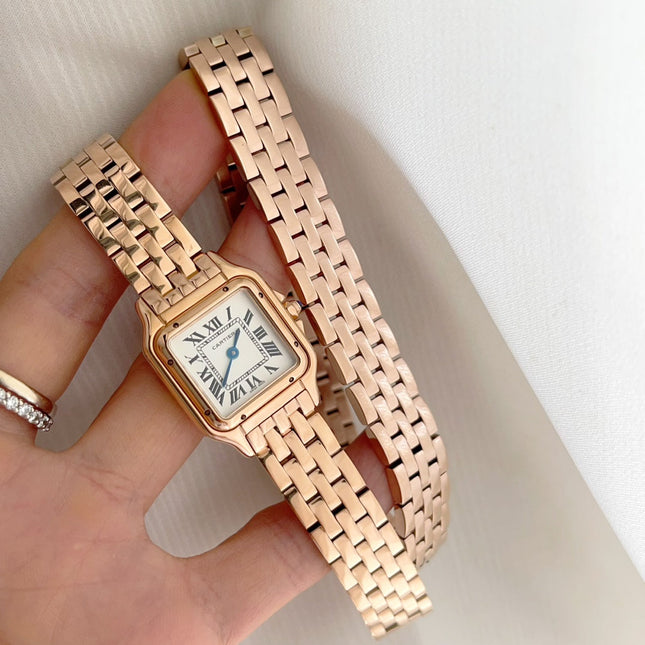 PANTHÈRE DE CARTIER WATCH ROSE GOLD CASE