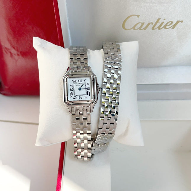 PANTHÈRE DE CARTIER WATCH SILVER CASE