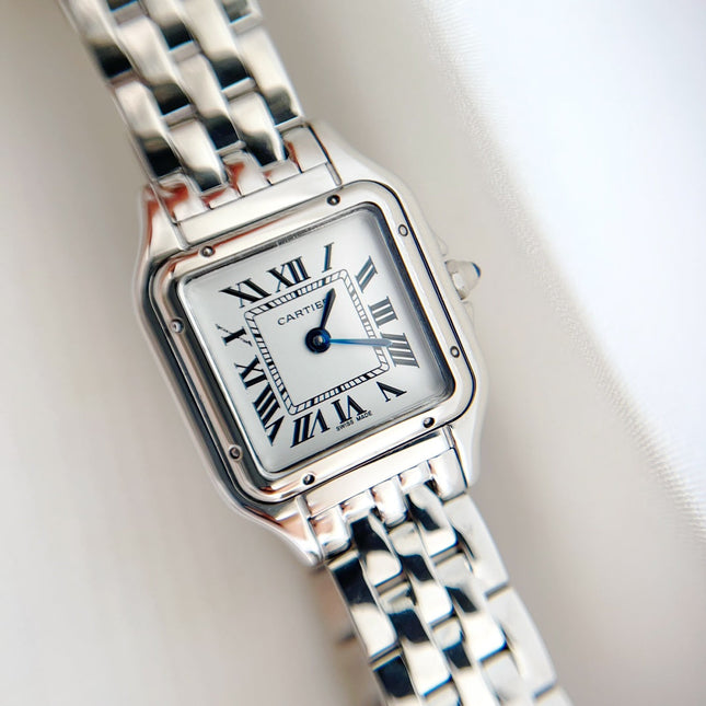 PANTHÈRE DE CARTIER WATCH SILVER CASE