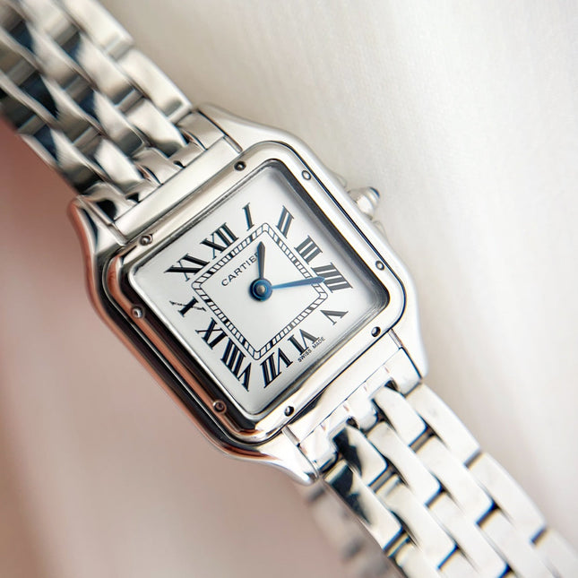 PANTHÈRE DE CARTIER WATCH SILVER CASE