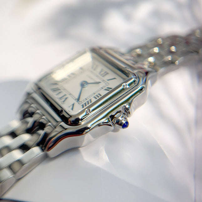 PANTHÈRE DE CARTIER WATCH SILVER CASE