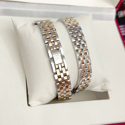 PANTHÈRE DE CARTIER WATCH PINK GOLD AND SILVER CASE