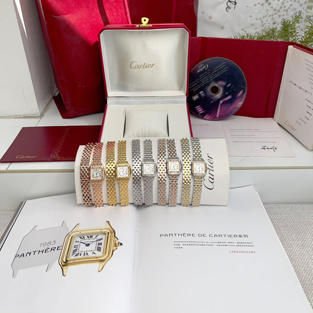 PANTHÈRE DE CARTIER WATCH GOLD AND SILVER CASE