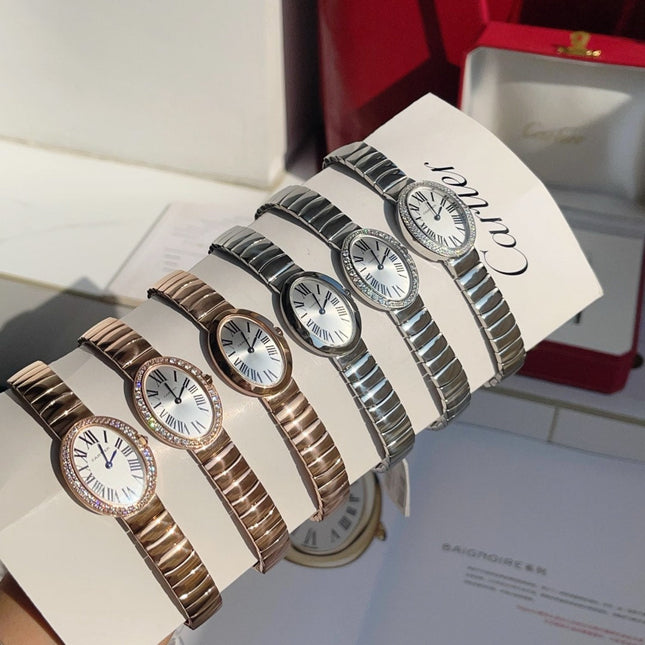 BAIGNOIRE DE CARTIER – OVAL SHAPE SILVER CASE