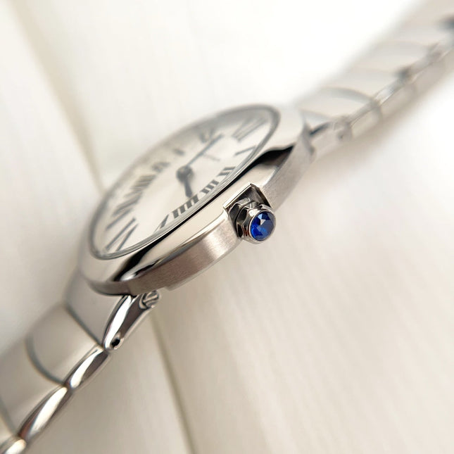 BAIGNOIRE DE CARTIER – OVAL SHAPE SILVER CASE