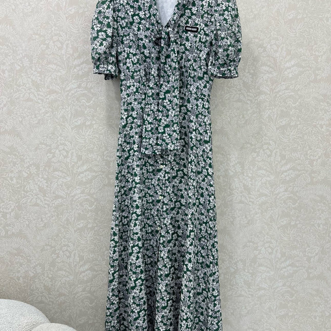 MIUMIU 25S LONG SLEEVE DRESS 265417