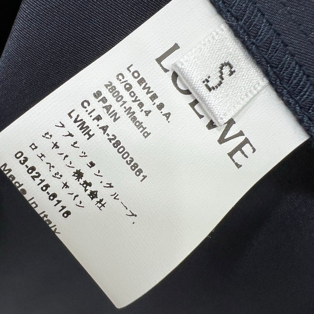 LOEWE SHORT-SLEEVE SHIFT DRESS WITH SIDE POCKETS 269160