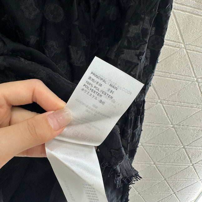 LV 25S SLEEVELESS JACQUARD DRESS 265590
