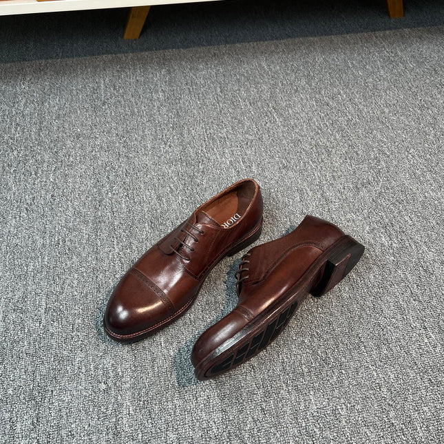 CD TIMELESS OXFORD SYRUP EMBOSSED CALFSKIN