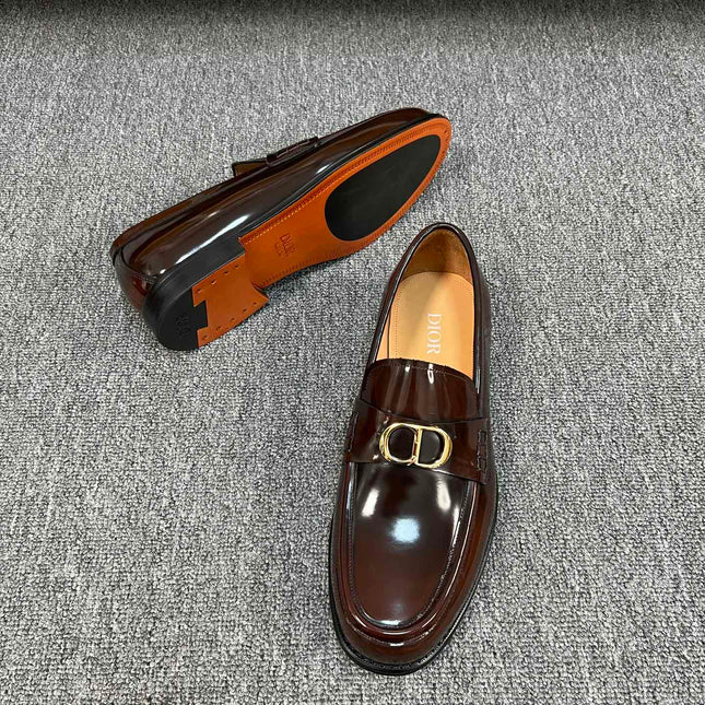CD SYMBOL GRANVILLE LOAFER SYRUP CALFSKIN