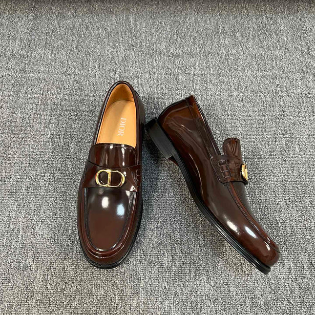 CD SYMBOL GRANVILLE LOAFER SYRUP CALFSKIN