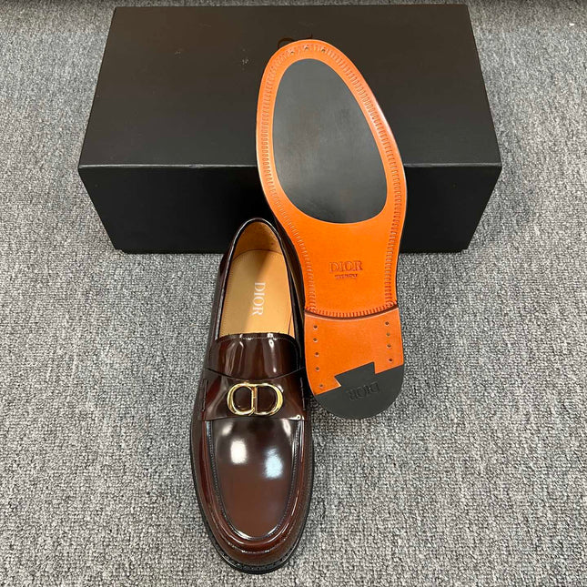 CD SYMBOL GRANVILLE LOAFER SYRUP CALFSKIN